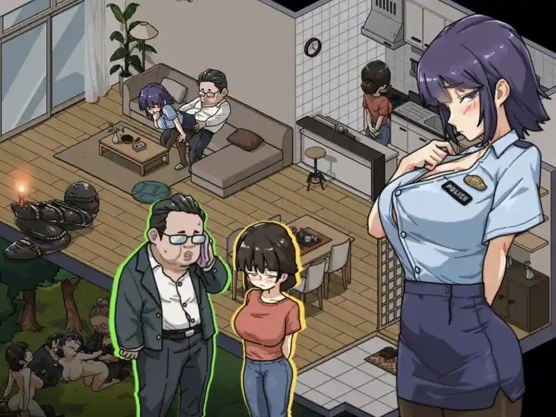 极道无赖EX 女警鮎川光 实机画面 资料图 4